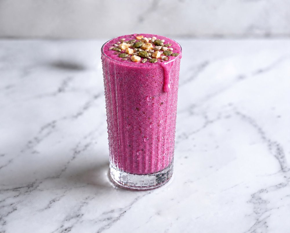 Dragon Fruit Ice Cream Smoothie